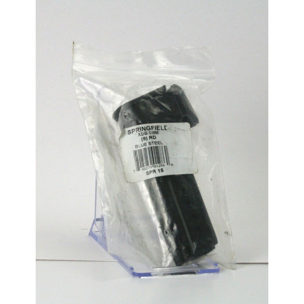 Springfield Armory XDS 9mm 9 RD Blue Steel Magazine Sleeve SPR 15